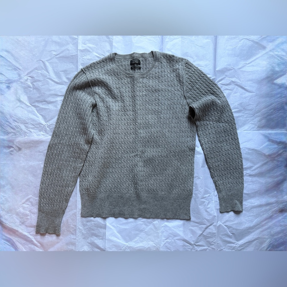 All Saints 100% Cashmere Sweater Cable Knit